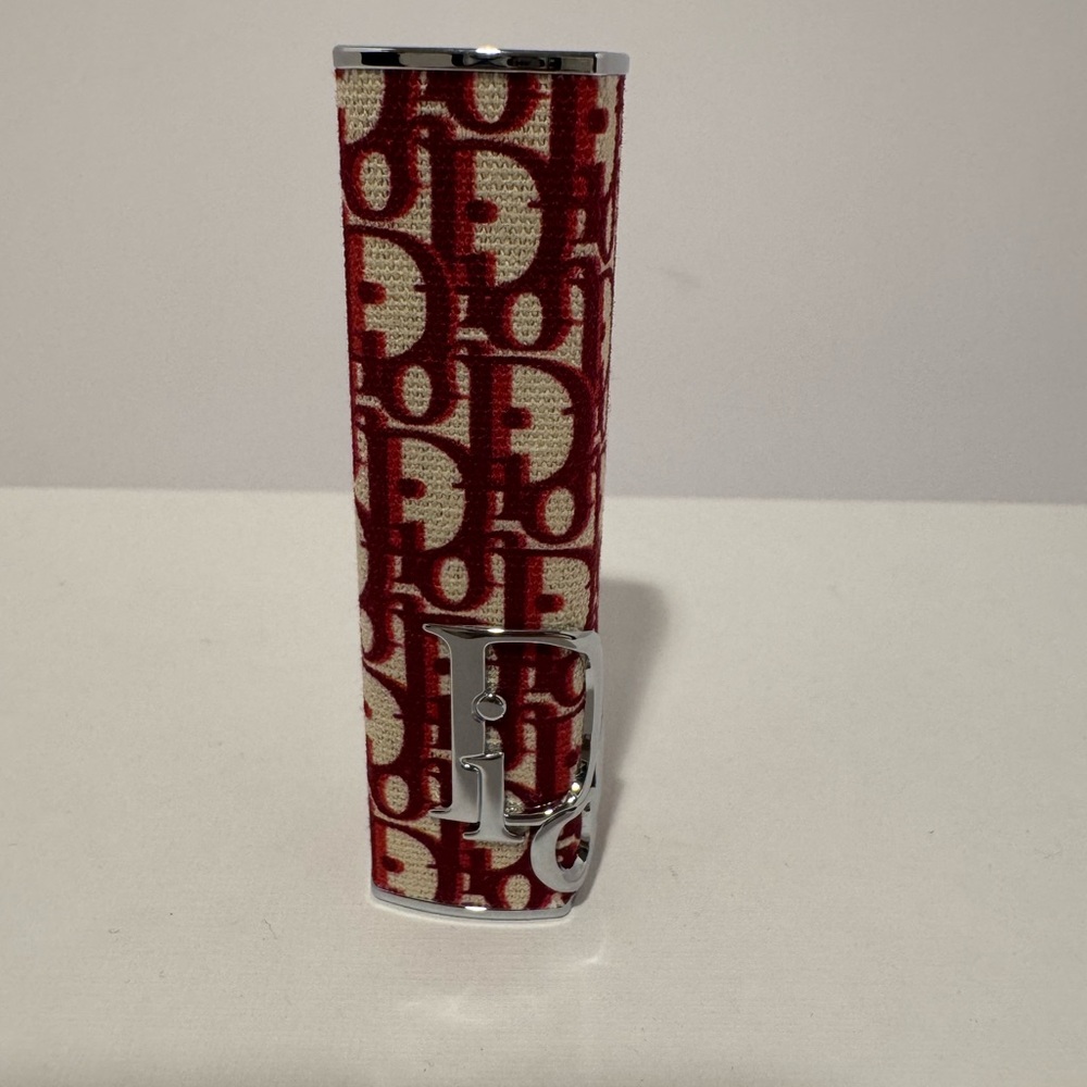 New Dior Addict Lip Case - Burgundy Oblique Limited Edition - Picture 2 of 5